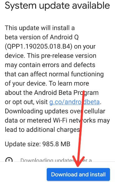 Jak nainstalovat Android Q Beta 1 na Pixel, Pixel 2, Pixel 3 XL