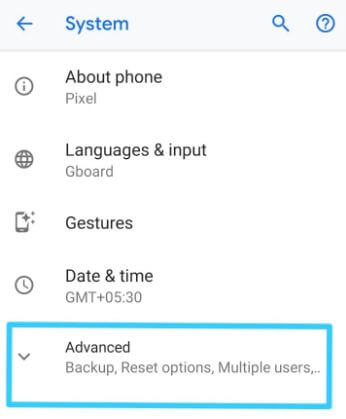 Jak obnovit nastavení sítě Android 9