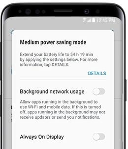 Jak používat režim úspory energie na Galaxy S9 a Galaxy S9 plus